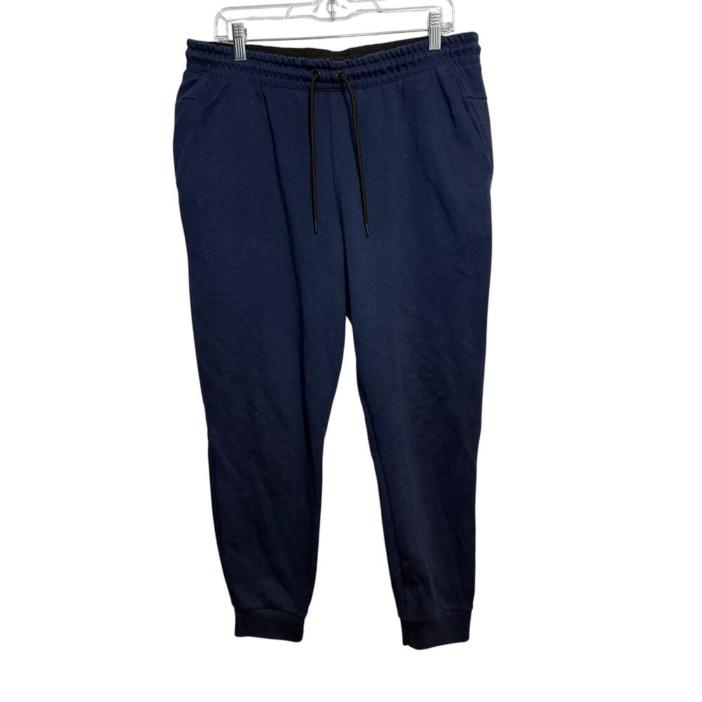 Members Mark‎ navy active jogger sweatpants mens large lounge comfort athleisure